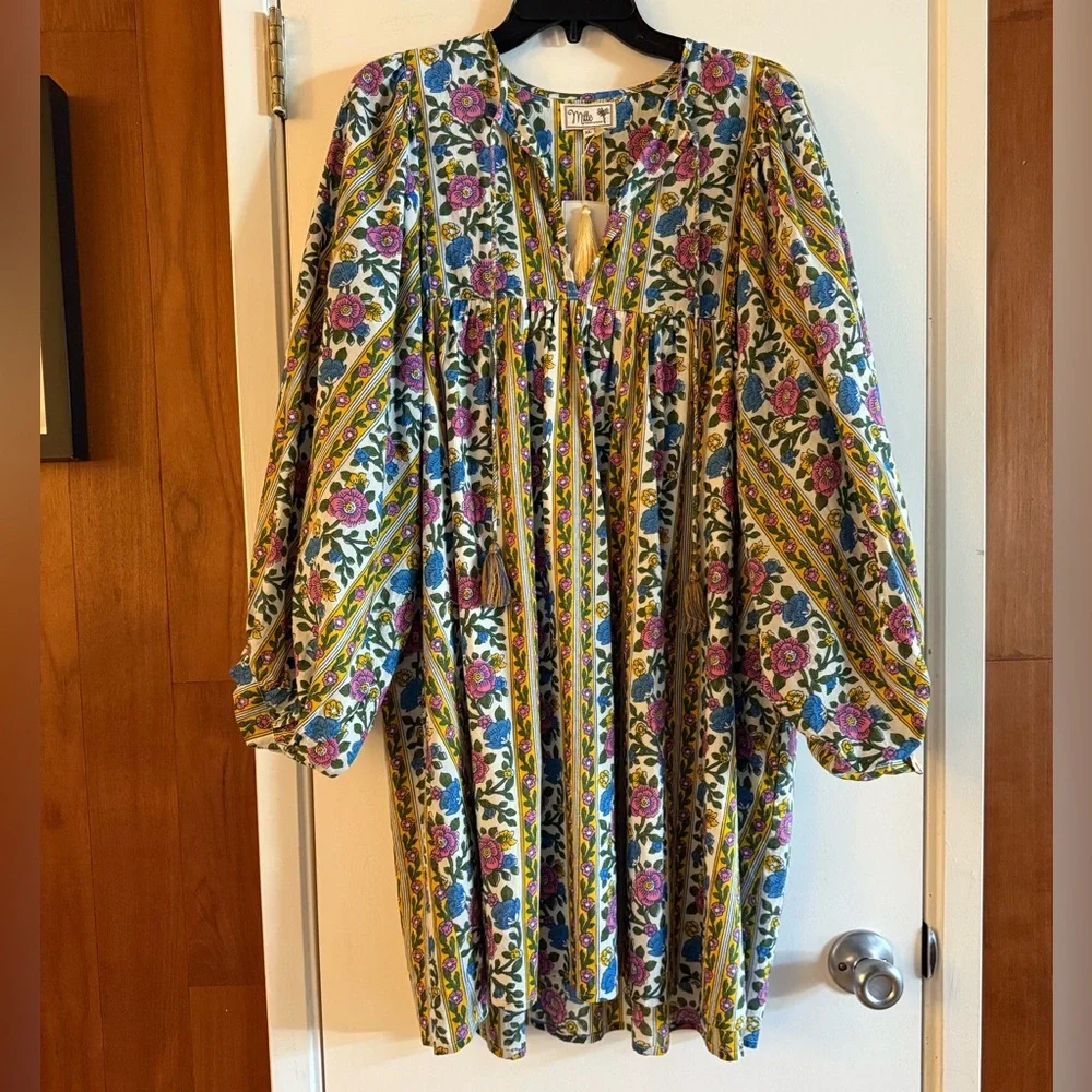 Mille Alain Stripe Daisy Dress - Picture 2 of 9